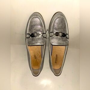 Dr. Scholl's Women's Silver Loafers  medal.